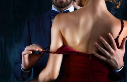 Elegant escort couple – dinner date or overnight date in a sophisticated setting