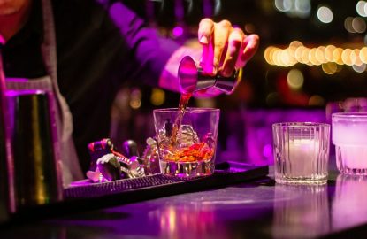 Club nightlife with luxury escort girl