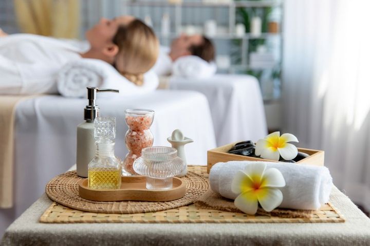 SPA with high-class escort girl
